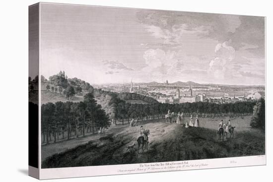View from Greenwich Park, London, C1774-I Wood-Premier Image Canvas