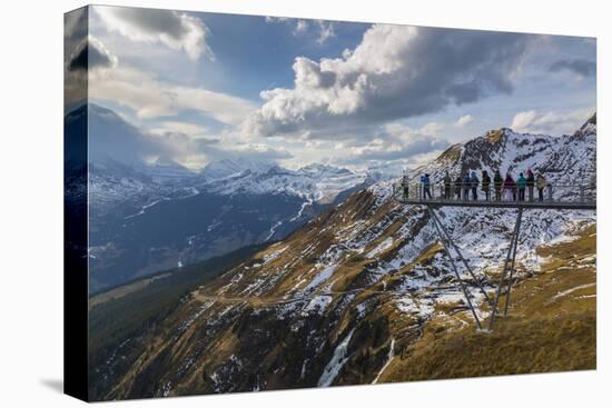 View from Grindelwald First, Jungfrau region, Bernese Oberland, Swiss Alps, Switzerland, Europe-Frank Fell-Premier Image Canvas