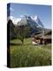 View from Grindelwald to Eiger, Bernese Oberland, Swiss Alps, Switzerland, Europe-Hans Peter Merten-Premier Image Canvas