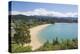 View from hillside over the sandy beach at Little Kaiteriteri, Kaiteriteri, Tasman, South Island, N-Ruth Tomlinson-Premier Image Canvas