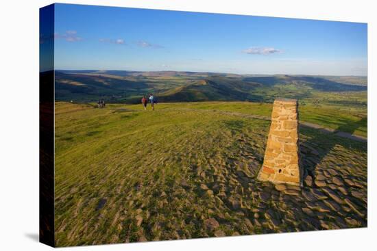View from Mam Tor Hollins Cross, Derbyshire, England, United Kingdom, Europe-Frank Fell-Premier Image Canvas