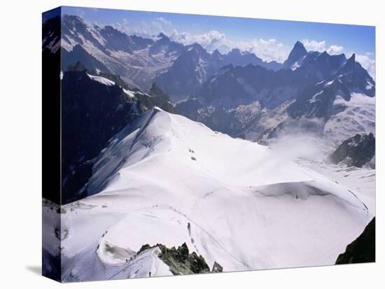 View from Mont Blanc Towards Grandes Jorasses, French Alps, France-Upperhall Ltd-Premier Image Canvas