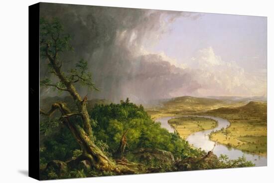 View from Mount Holyoke, Northampton, Massachusetts, after a Thunderstorm—The Oxbow, 1836-Thomas Cole-Premier Image Canvas