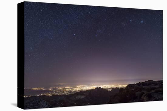 View from Mount Lemmon Overlooking the City of Tucson, Arizona-null-Premier Image Canvas