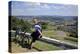 View from Mount Warsberg to Saarburg, Saar River, Rhineland-Palatinate, Germany, Europe-Hans-Peter Merten-Premier Image Canvas