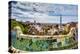 View from Parc Guell Towards City, Barcelona, Catalonia, Spain-Sabine Lubenow-Premier Image Canvas