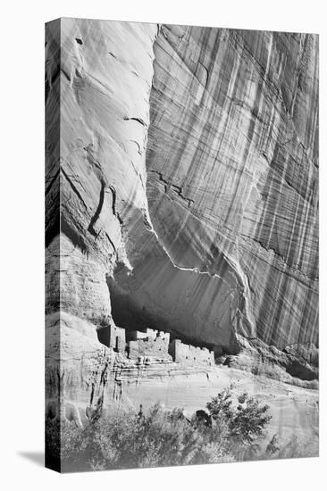 View From River Valley "Canyon De Chelly" National Monument Arizona. 1933-1942-Ansel Adams-Stretched Canvas