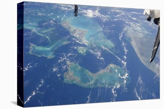 View from Space Featuring the Bahama Islands and Part of Peninsular Florida-null-Premier Image Canvas