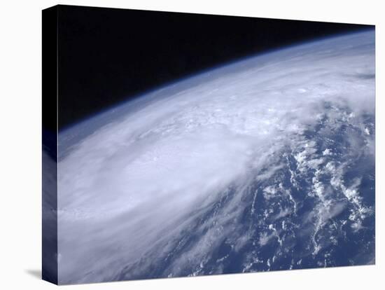 View from Space of Hurricane Irene as it Passes over the Caribbean-Stocktrek Images-Premier Image Canvas