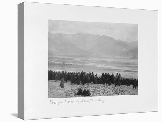 View from Terrace of Debung Monastery, Tibet, 1903-04-John Claude White-Premier Image Canvas
