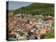 View from the Castle of the Old City, and the River Neckar, Heidelberg, Baden-Wurttemberg, Germany-James Emmerson-Premier Image Canvas