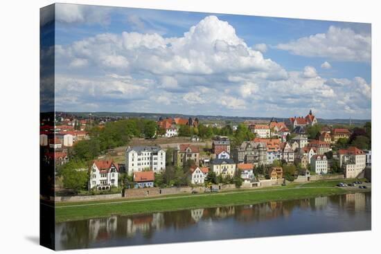 View from the Cathedral View Above the New Town of Mei§en on the Right Bank of the Elbe-Uwe Steffens-Premier Image Canvas