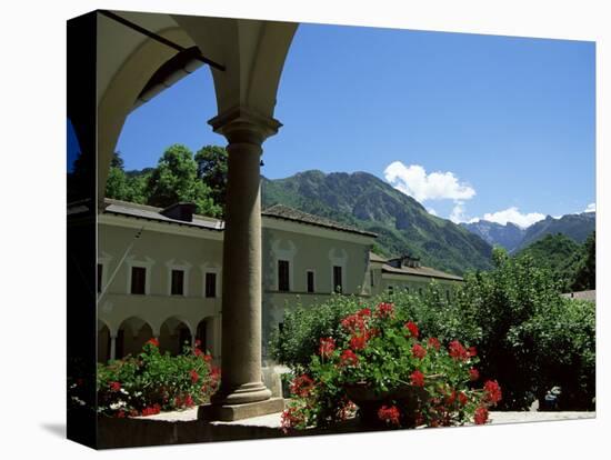 View from the Cloisters, Certosa Di Pesio, Piedmont, Italy-Sheila Terry-Premier Image Canvas