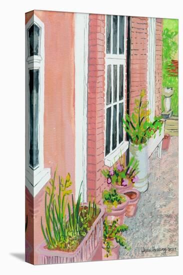 View from the Cottage Kitchen Window with Plants, 2010-Joan Thewsey-Premier Image Canvas