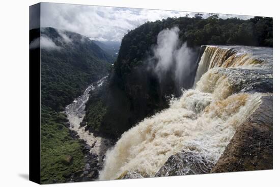 View from the Kaieteur Falls Rim into the Potaro River Gorge, Guyana, South America-Mick Baines & Maren Reichelt-Premier Image Canvas