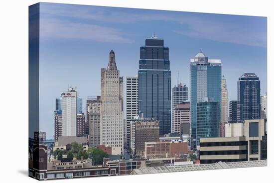 View from the Liberty Memorial over Kansas City, Missouri, United States of America, North America-Michael Runkel-Premier Image Canvas