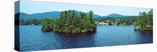 View from the Minne Ha Ha Steamboat, Lake George, New York State, USA-null-Stretched Canvas