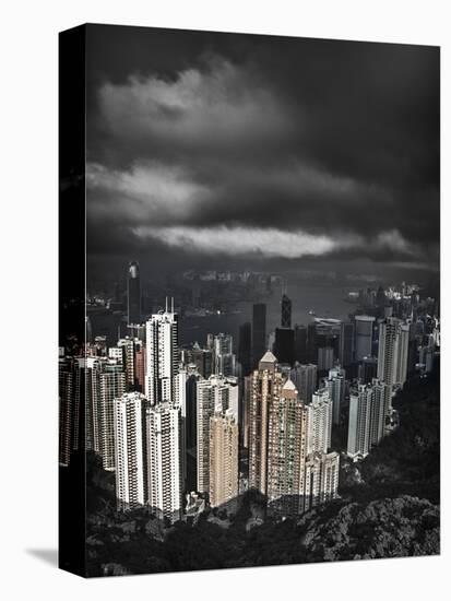 View from the Peak, Hong Kong, China-Julie Eggers-Premier Image Canvas