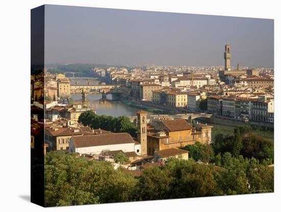 View from the Piazzale Michelangelo Over the City and River Arno in Florence, Tuscany, Italy-Gavin Hellier-Premier Image Canvas