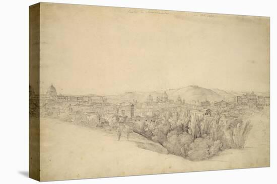 View from the Sabine Hills over Tivoli in Campania with the Gorge of the Anio on the Right-Joachim Faber-Premier Image Canvas