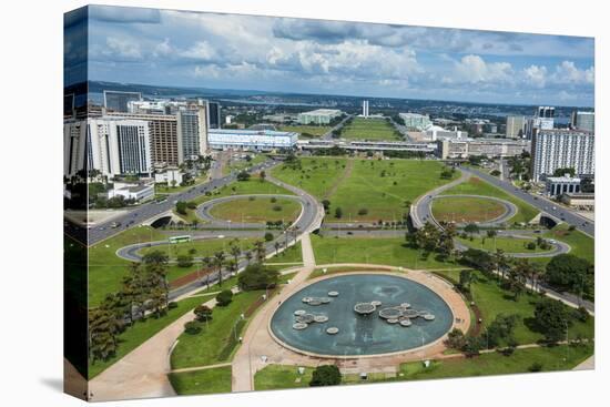 View from the Television Tower over Brasilia, Brazil, South America-Michael Runkel-Premier Image Canvas