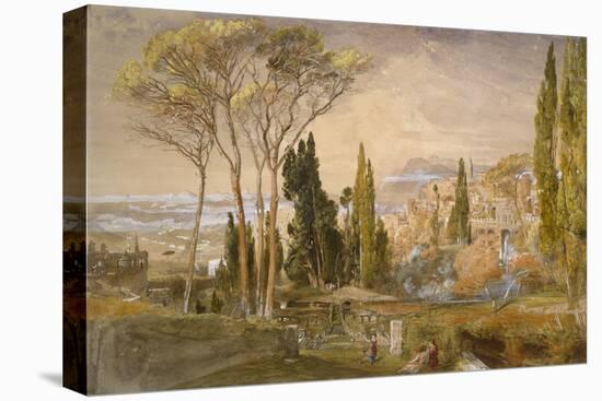 View from the Villa D'Este at Tivoli, 1839-Samuel Palmer-Premier Image Canvas