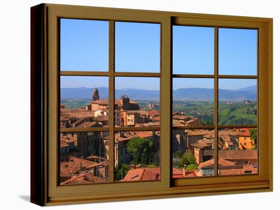 View from the Window at Montalcino, Tuscany-Anna Siena-Premier Image Canvas