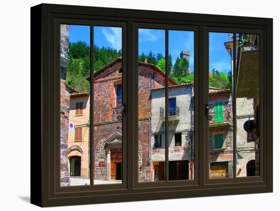 View from the Window at Radicofani, Tuscany-Anna Siena-Premier Image Canvas