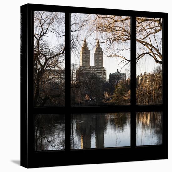 View from the Window - Central Park in Autumn-Philippe Hugonnard-Premier Image Canvas