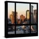 View from the Window - Hell's Kitchen at Sunset - Manhattan-Philippe Hugonnard-Premier Image Canvas