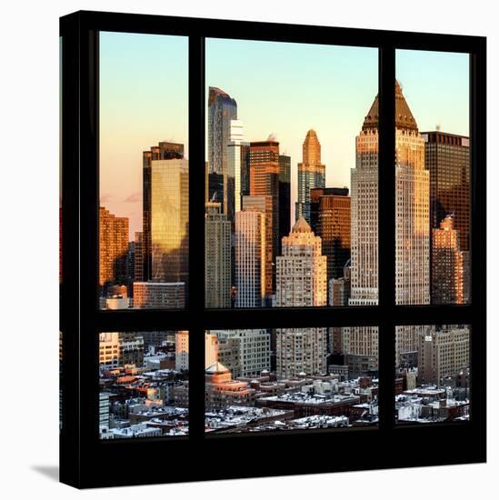 View from the Window - Hell's Kitchen at Sunset - Manhattan-Philippe Hugonnard-Premier Image Canvas