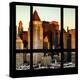 View from the Window - Hell's Kitchen at Sunset - Manhattan-Philippe Hugonnard-Premier Image Canvas