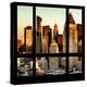 View from the Window - Hell's Kitchen at Sunset - Manhattan-Philippe Hugonnard-Premier Image Canvas