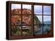 View from the Window Manarola at Cinque Terre-Anna Siena-Premier Image Canvas