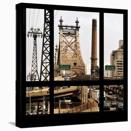 View from the Window - Queensboro Bridge Traffic-Philippe Hugonnard-Premier Image Canvas