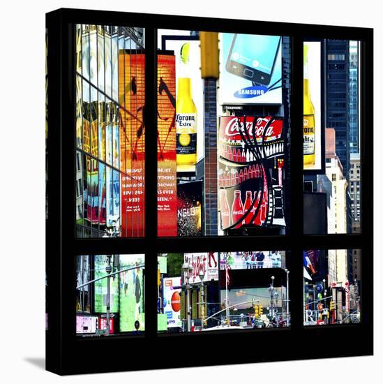 View from the Window - Times Square Buildings-Philippe Hugonnard-Premier Image Canvas