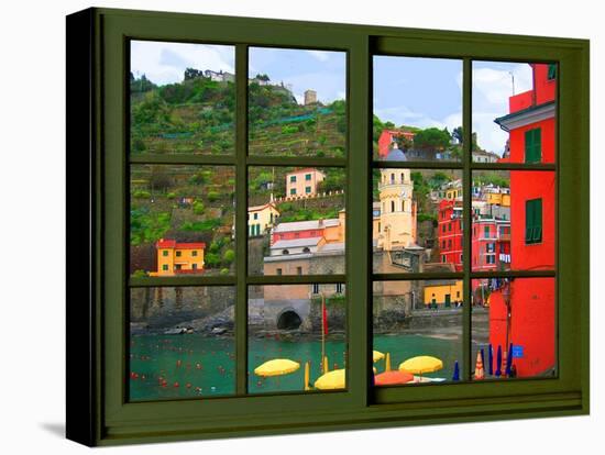 View from the Window Vernazza at Cinque Terre-Anna Siena-Premier Image Canvas