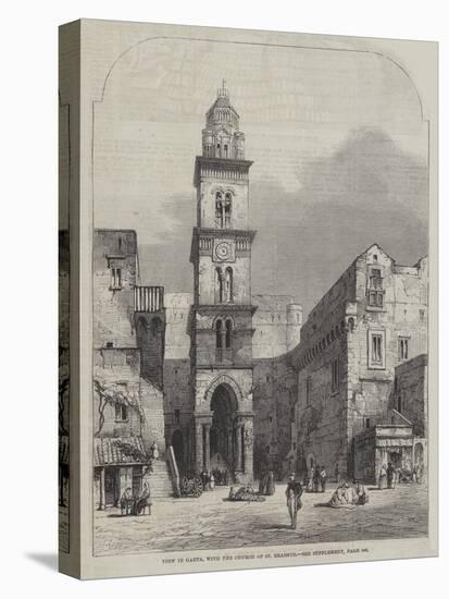 View in Gaeta, with the Church of St Erasmus-Samuel Read-Premier Image Canvas