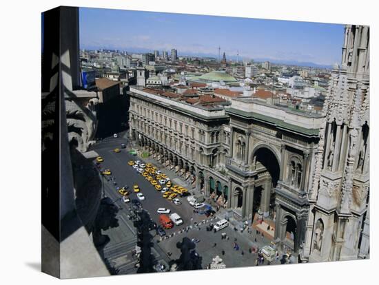 View North West from the Roof of the Duomo (Cathedral), Milan, Lombardia (Lombardy), Italy, Europe-Sheila Terry-Premier Image Canvas