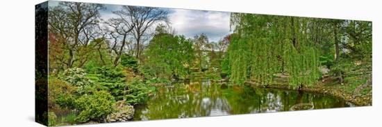 View of a botanical garden, Krakow, Poland-null-Premier Image Canvas