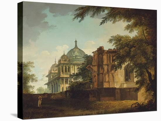 View of a Mosque at Mounheer (Maner)-William Hodges-Premier Image Canvas