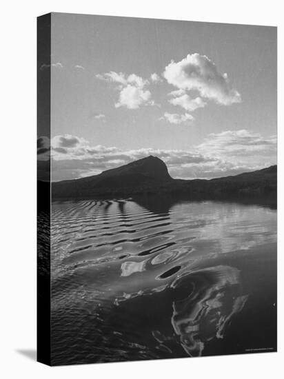 View of a Mountain and Lake in the Section For Sweden Known as Lappland-Eliot Elisofon-Premier Image Canvas