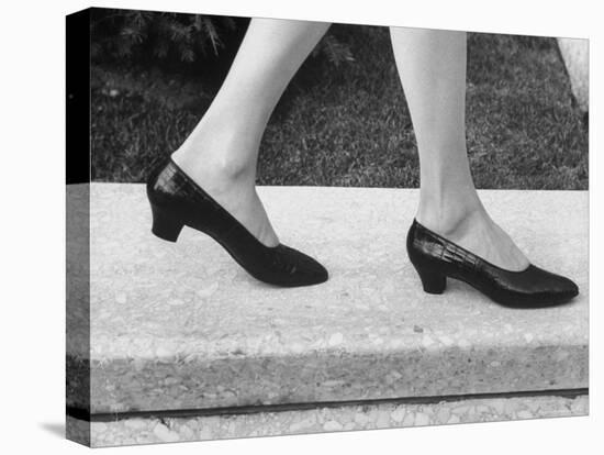 View of a New Type of Woman's Shoe-Yale Joel-Premier Image Canvas