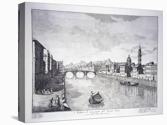 View of a Part of the River Arno, 1783-Giuseppe Zocchi-Premier Image Canvas