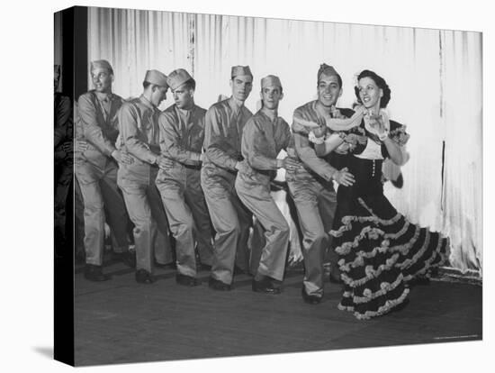 View of a Production of the Play "We're Telling You" at a WAC and Soldier Show-Charles E^ Steinheimer-Premier Image Canvas