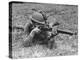 View of a Soldier Using a Springfield Rifle-William Vandivert-Premier Image Canvas