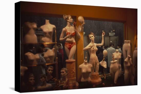 View of a Store's Window Display That Features Mannequins, New York, New York, 1960-Walter Sanders-Premier Image Canvas