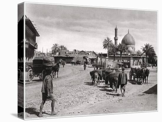 View of a Street from the North Gate, Baghdad, Iraq, 1925-A Kerim-Premier Image Canvas