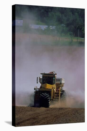 View of a Tractor Spreading Lime-David Nunuk-Premier Image Canvas