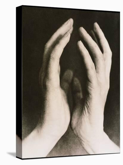 View of a Woman's Hands Held Together-Cristina-Premier Image Canvas